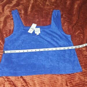 LOFT Cobalt Blue Swim Tank Top